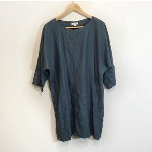 Wilfred Delphine Dress Dark Teal Size Small Loose Baggy Fitting